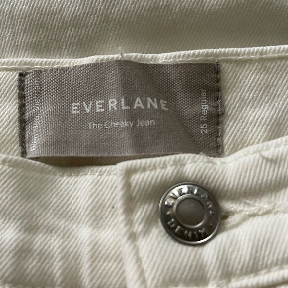 NEW Everlane The Cheeky Straight Jean in Bone Size 25 - Picture 4 of 5